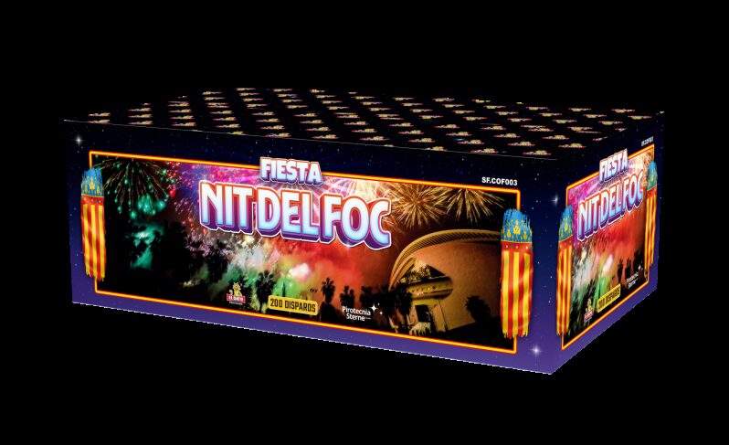 El gato Fiesta Nit del Foc – 200 schots 30mm compound